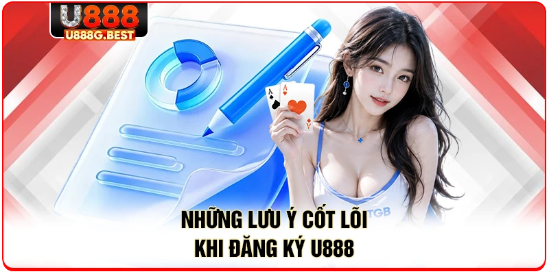 Những lưu ý cốt lõi khi đăng ký U888