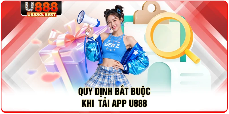 Quy định bắt buộc khi tải app U888