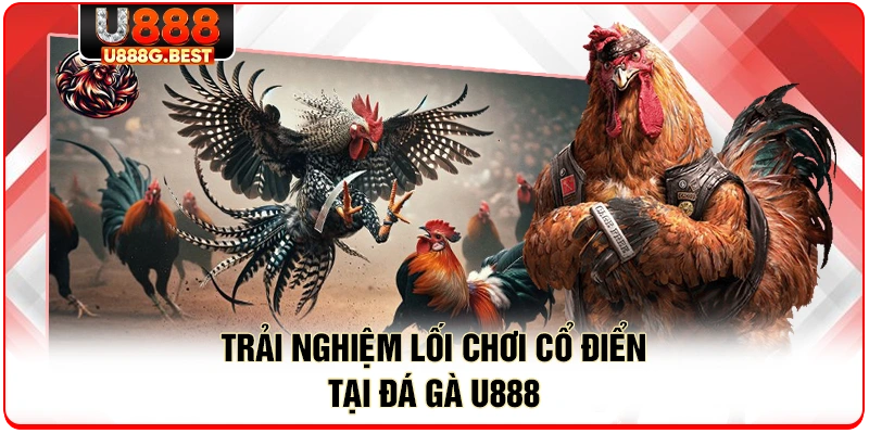 Trải nghiệm lối chơi cổ điển tại đá gà U888